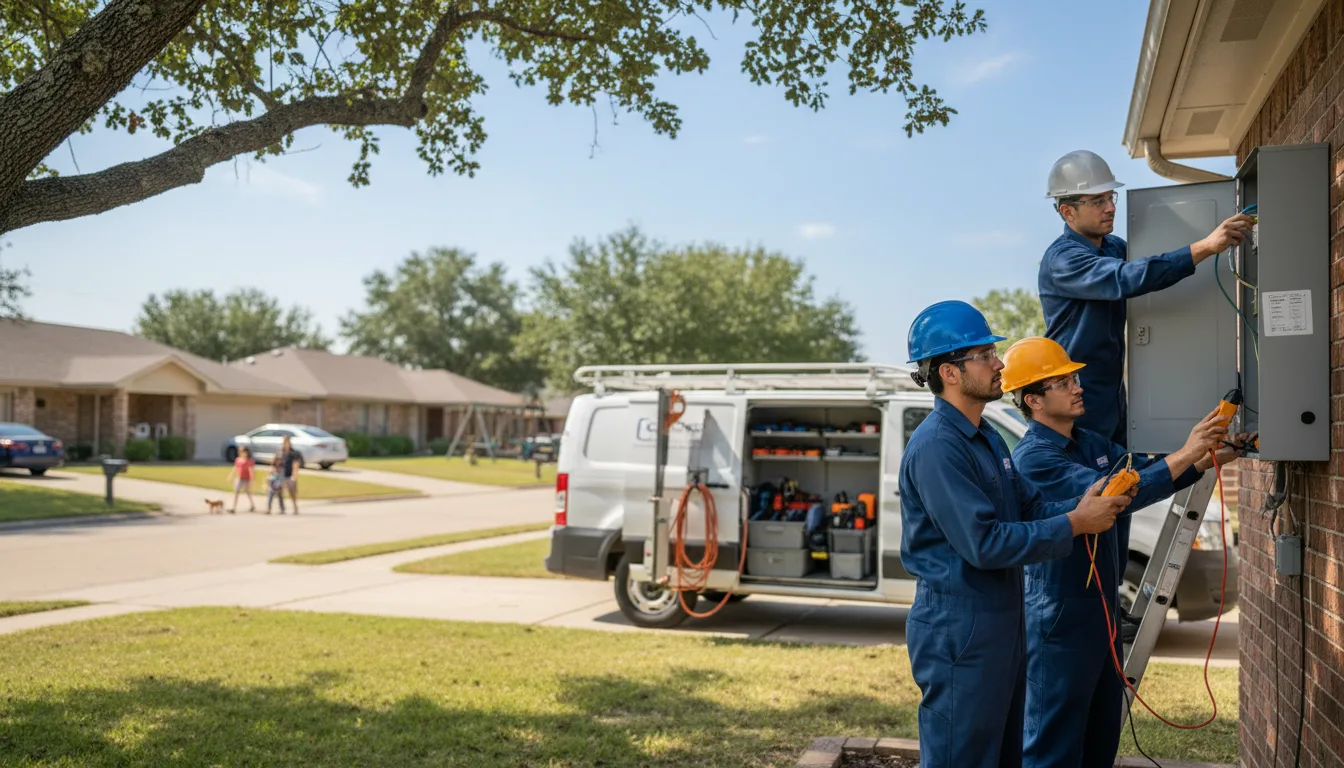 Certified electrician providing emergency electrical services in Buena Vista, GA